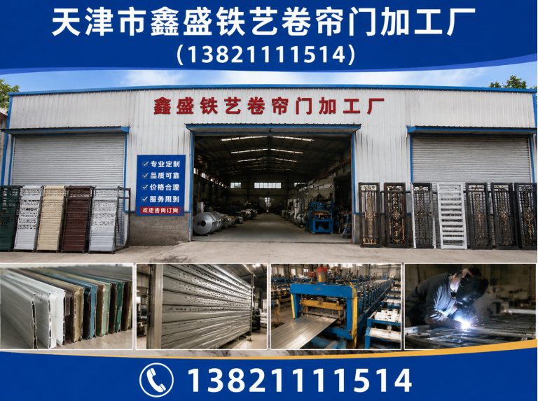 天津快速卷帘门展示图